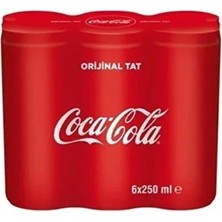 Coca-Cola Coca Cola Kutu 6 * 250 ml