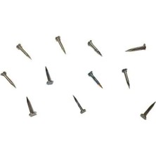 Hace Bazaar Klips, Menteşe, Ayağı Çivisi 9mm Çelik - Siyah 100GR