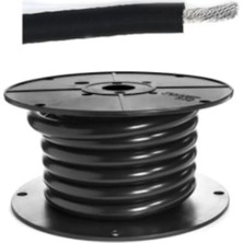 Moontime Alaçatı Erol Marin 50MM Akü Kablosu Kalaylı Tekne Karavan Siyah Marin Akü Kablosu 9mt
