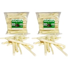 2 x 50LI Sütlü Burgu Ödül Çubuğu ve Çiğneme Kemiği 8-10CM