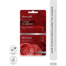 Dermokil Akne ve Siyah Nokta Karşıtı Kil Maskesi 2x 7.5 ml
