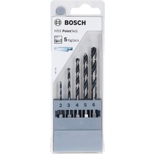 Professional 5 Parçalı Pointteq Altıgen Matkap Seti (Metal Için, Ø: 2-6 Mm, Çalışma Uzunluğ