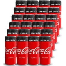 Coca-Cola Coca Cola Şekersiz 200ML x 24 Adet