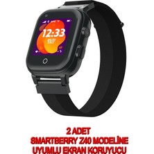 Guardon Smart Berry Z40 Akıllı Çocuk Saati Modeline Uyumlu 9h Kırılmaz Nano Ekran Koruyucu