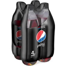 Pepsi  Şekersiz Kalorisiz Kola Pet 4x1 L