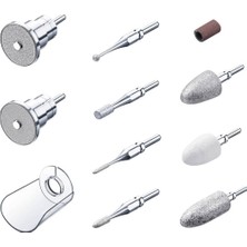 Mp 62 Manikür Aleti Için Mp 62 Yedek Set, Safir ve Keçeden 9 Başlık, 30 Tek Kullanımlık Zımp
