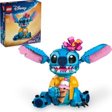 LEGO ǀ Disney Stiç 43249-9 Yaş ve Üzeri Çocuklar Için Dondurma Külahlı Inşa Edilebilen Yar