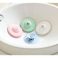 Seahome Silikon Lavabo ve Küvet Tıkacı Süzgeç, 2 Fonksiyonlu Gider Kapatıcı Ufo Süzgeç 1 Ad