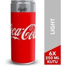 Coca-Cola Coca Cola Light 6X250 ml Kutu