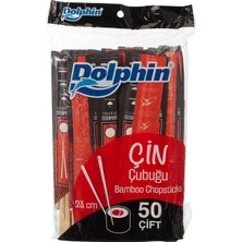Kullan At Market Dolphin Çin Yemek Çubuğu-Chopsticks 23CM 50 Çift