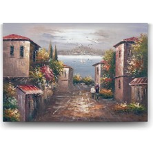 Eski Istanbul Sokakları Tablo - 75X50CM