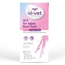 Vi-Vet Sir Ağda Bant Seti Pudralı (Yeni), 41 Adet