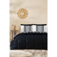 Özdilek Wonder Çift Kişilik Lastikli Fitted Çarşaf Nevresim Takımı Lacivert