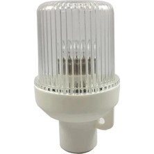 Moontime Alaçatı Tekne Tepe Lambası. Boru Başlı. 360 Derece Beyaz. 12V Seyir Feneri