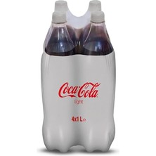 Coca-Cola Coca Cola Light Kola 4'lü 1 Lt