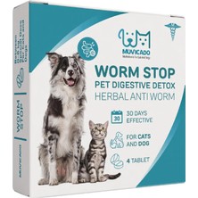 Muvicado Worm Stop Kedi Köpek Iç Organizma Tableti