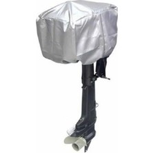 Moontime Alaçatı Deniz Motoru Kılıfı. 5-25HP. 48X45XH36CM. Deniz Motor Örtüsü Yarım