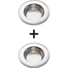 Paslanmaz Çelik Lavabo Süzgeci, 11,5 Cm, 2 Adet