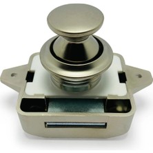 Moontime Alaçatı Karavan Tekne Yat Bas Çek Dolap Kilit Bronz 26MM 5 Adet