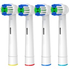 Oral-B Braun ile Uyumlu Yedek Diş Fırçası Kafaları, 4 Adet Profesyonel Elektrikli Diş Fırças