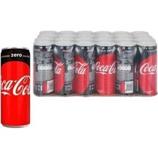 Coca-Cola Coca Cola Slim Kutu Zero 250 ml 24’lü