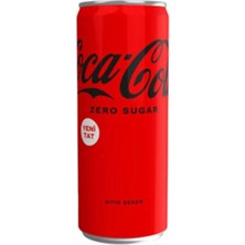 Coca-Cola Coca Cola Zero 330 ml Kutu 24 Adet