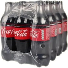 Coca-Cola Coca Cola Şekersiz Coca Cola 1 Litre Koli Adet 12'li