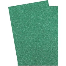 Artlantis Yeşil Simli Eva 50X70 cm 2 Adet Simli Eva Süngeri Okul Kreş Anasınıfı Elişi Etkinli