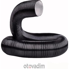 Moontime Alaçatı Dizel Isıtıcı (Webasto Tipi) 75MM Esnek Sıcak Hava Kanalı (Kraft Hortum) Uyumlu - Iç Alüminyum