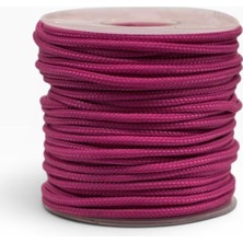 Mg Ropes Bileklik, Outdoor ve Hobi Polyester Paracord Ipi 2.2 mm No:16 20 Metre Fuşya