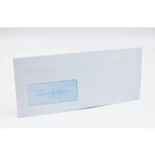 Zarfsan Diplomat Zarf Pencereli 10,5X24 110 Gram 1.hamur 500 Adet