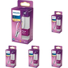 Classic 25W BA35 E14 Ww cl Dim Edilmez Sarı Işık Filament Ampul 5li Paket