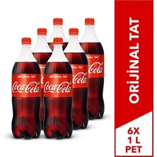 Coca-Cola Coca Cola Pet 1 Litre, 6'lı Paket
