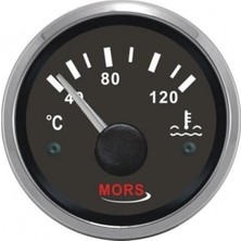 Moontime Alaçatı Hararet Göstergesi Siyah 12-24V ÇAP:55MM !