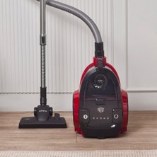 Karaca Vantuz Action Force X10 Elektrikli Süpürge Cherry Red