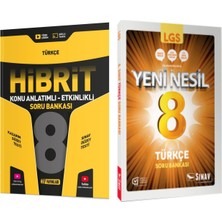 Hız Yayınları 8.sınıf Lgs Hibrit Türkçe  Soru Bankası ve Yeni Nesil Türkçe Soru Bankası