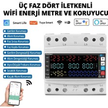 ONOFFSMART Tuya Wifi Kaçak Akım Voltaj Koruma Uzaktan Kontrol 80 Amper Pn9-Va3