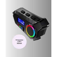 Zero Land Ece-Umay Kablosuz Bluetooth Interkom IP65 Suya Dalı 40MM Hd Ses ve 40 Saat Pil