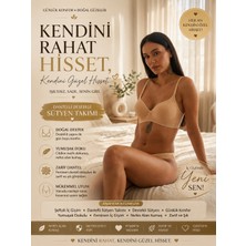 Nior Lifestyle Bej Günlük Sütyen, Ten Rengi Yumuşak Dokulu Kadın Iç Giyim, Ince Askılı Destekli T-Shirt Sütyeni, Minimal Nude Bra