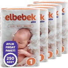 Asitan Elite Bebek Bezi 1 Numara Yenidoğan 250 Adet