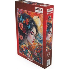 Asitan 1000 Parça Yetişkin Puzzle Ay Işığında Çiçekli Düşler - 41196