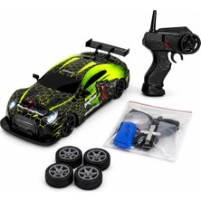 Asitan Uzaktan Kumandalı Drift Arabası 1:16 Ölçek 2.4ghz Şarjlı Yarış Arabası, Drift Lastikli, USB