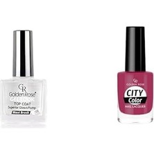 Golden Rose Gel Look Top Coat & Oje Seti
