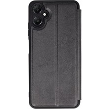 Kmrsfres Newface  Galaxy A05 Kılıf Flip Cover - Siyah