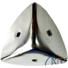 Hace Bazaar Dekoratif, Kutu, Sandık Köşesi - 45X28 Mm,büyük, Nikel, 1 Adet