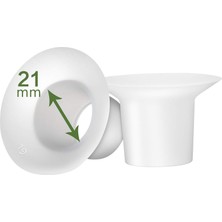 Asitan Spectra S1 S2, Medela Göğüs Pompası Kalkanları, Freestyle, Harmony, Sonata Için 21 mm Elastik
