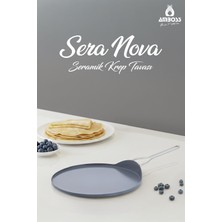 Sera Nova 26 cm Seramik Krep Tavası