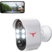 Asitan 1080P Kablosuz Güvenlik Kamerası, Spot Işıkları, Aı Insan Algılama, Renkli Gece Görüşü, 2