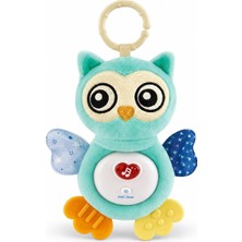 Asitan Işıklı ve Sesli Bebek Baykuşu, Eğlenceli Aktivite ve Uyku Arkadaşı Oyuncak BIB-6008 (Mavi)