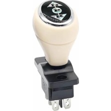 Alkatronik Joystick Kcd4 Anahtar Push Beyaz Ileri Geri Vites Kolu 16A 250V Akülü Çocuk Arabası
